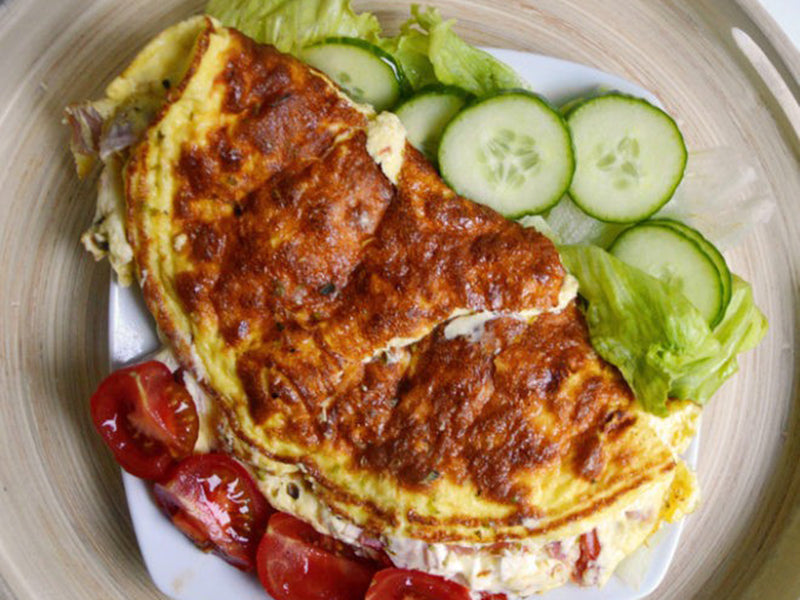 Diabetic breakfast omelet