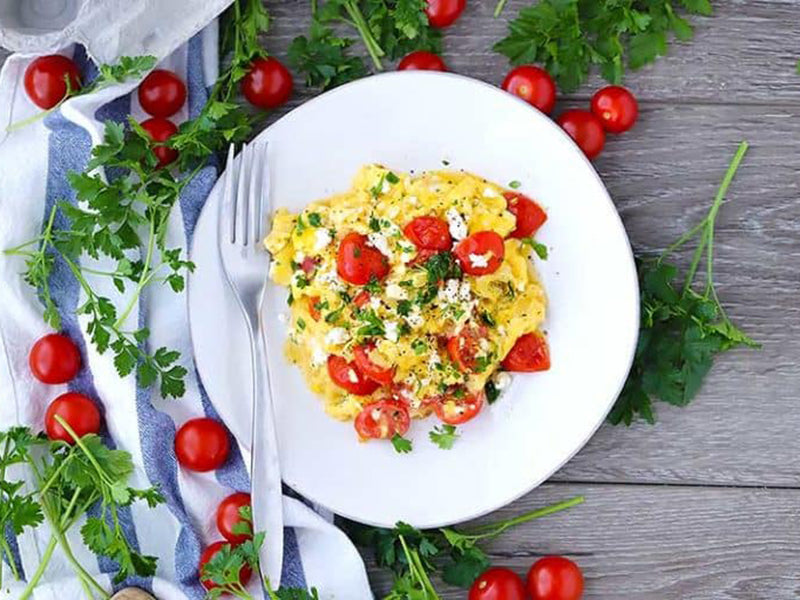 High-Protein Low-Carb Breakfast Omelet