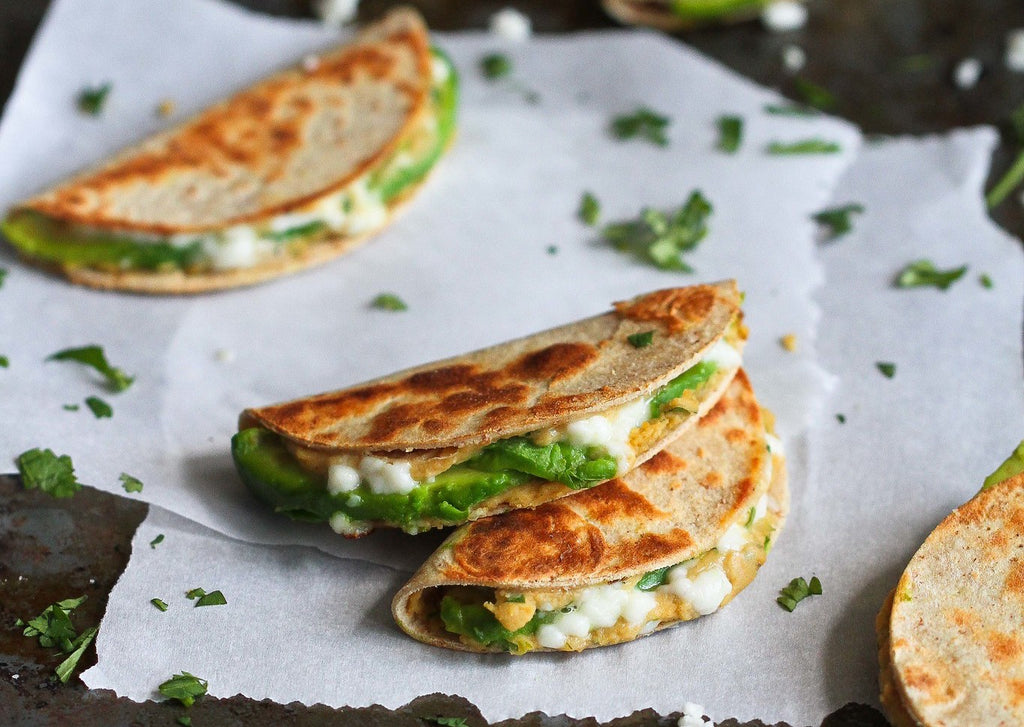 100 Calorie Snacks: Low-cal quesadilla