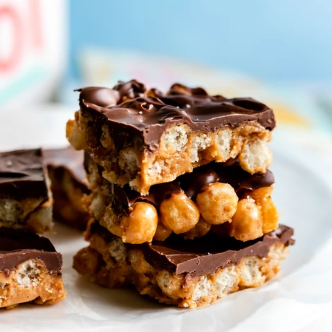 Peanut butter cereal scotcheroos