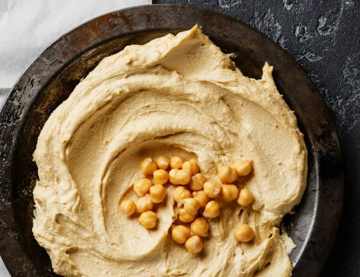 Nut-free snacks: Hummus
