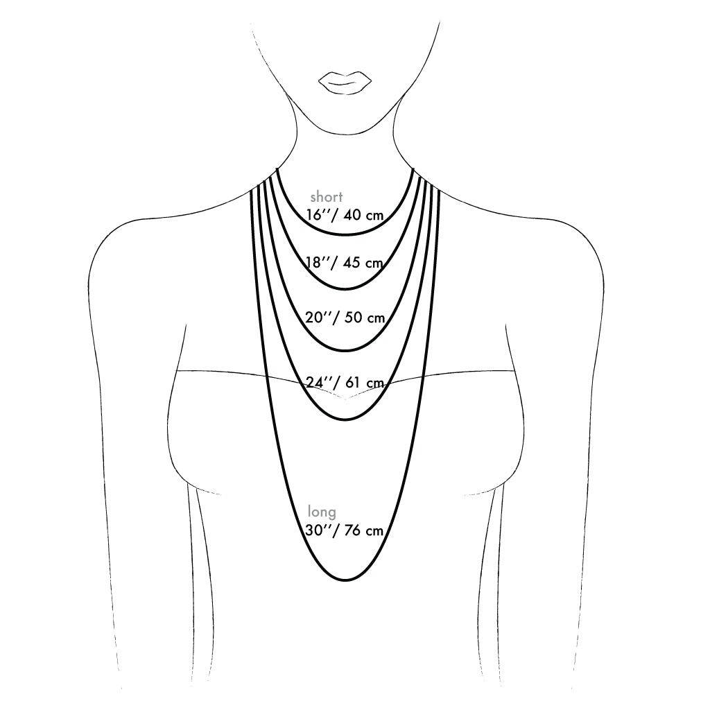size chart chains ana buendia jewelry