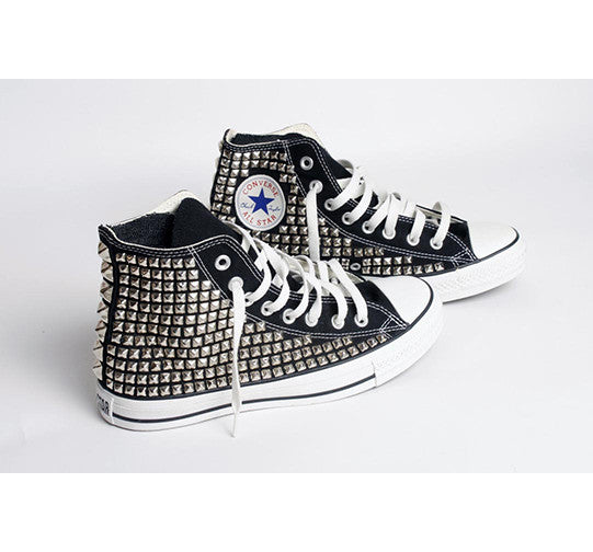 studded converse shoes