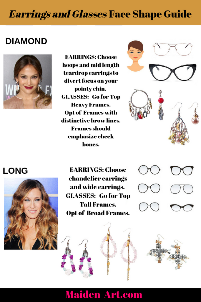 Jewelry and Glasses Face Shape Guide