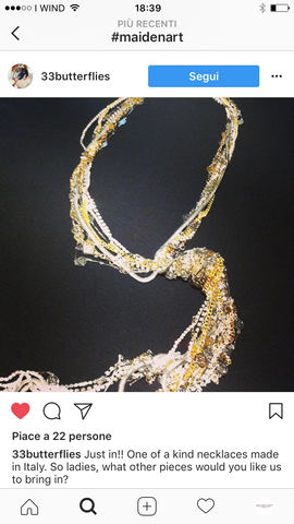 customer review on necklace from Maiden-Art