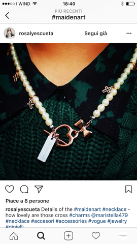 customer review on Maiden-Art necklace