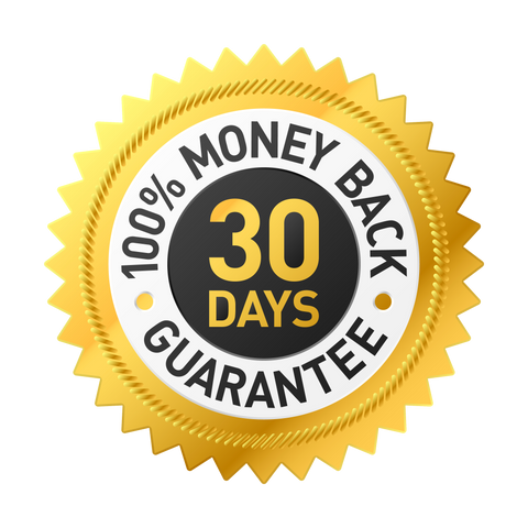100% 30 days Money Back Guarantee