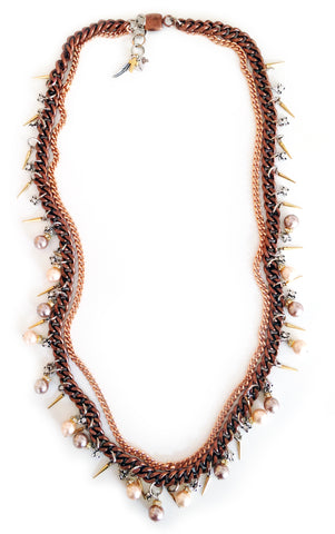 lariat necklace with pearls