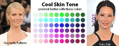Cool skin tone
