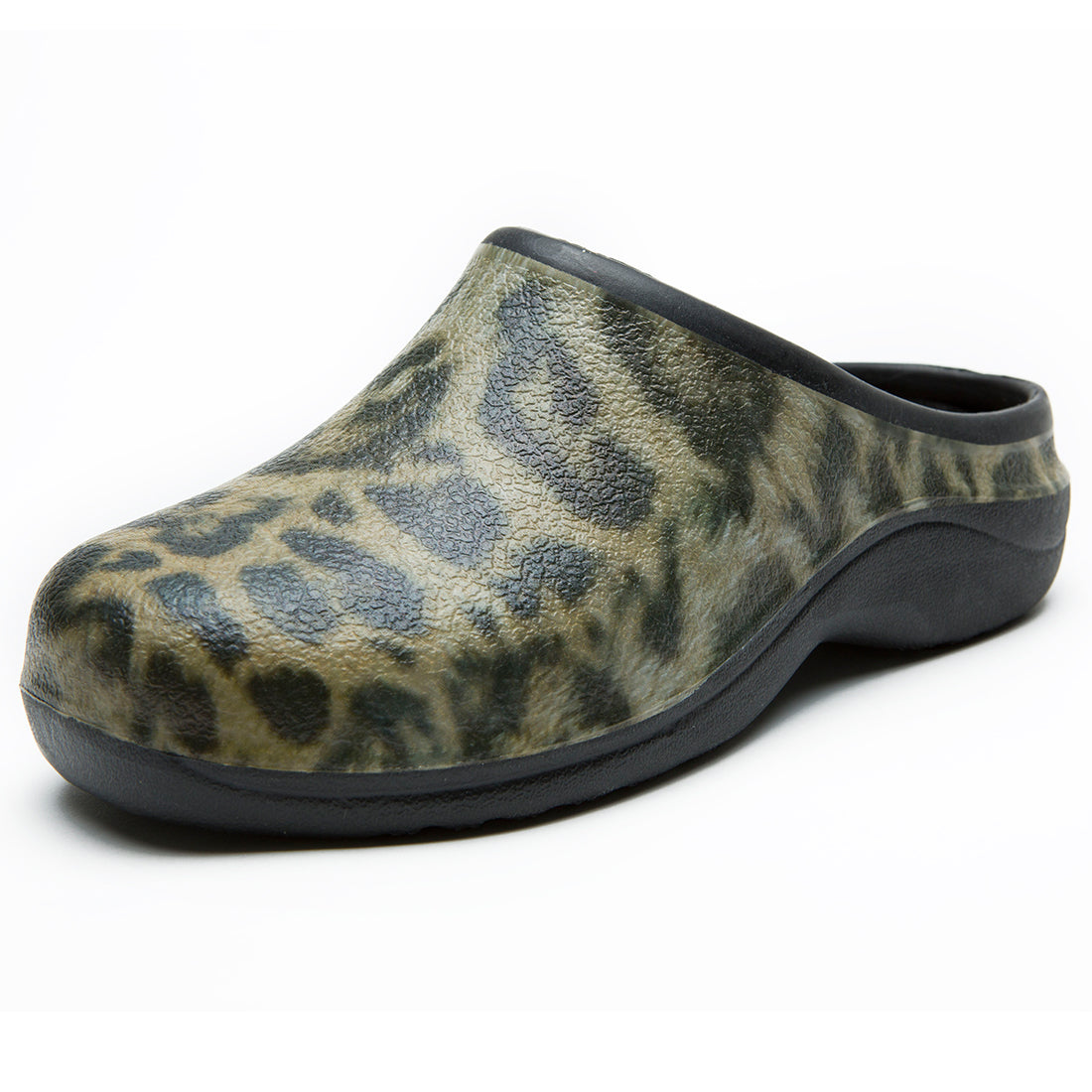 leopard clogs