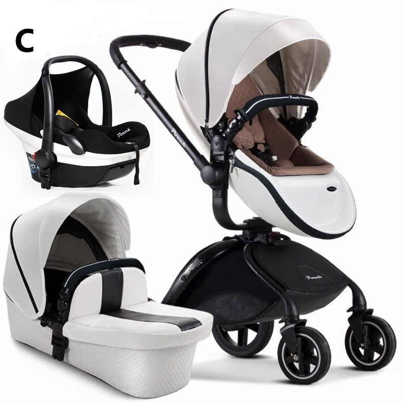 baby stroller 3 in 1 with car safety seat bassinet