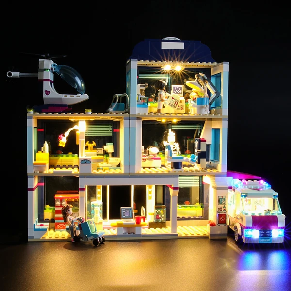 Checkout the Lighting Of Lego Heartlake Hospital 41318 Set – Lightailing