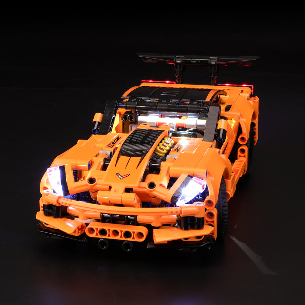 Kit de Luz LED para la serie Technic Corvette ZR1 42093 ladrillos bloques de construcción 42093 