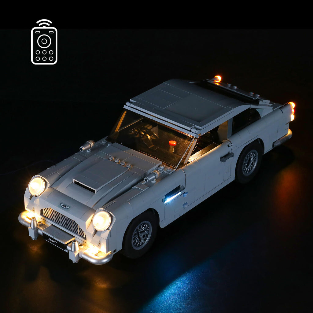 LED Light Kit For 10262 Aston Martin DB5 Creator James Bond lighting brick 10262 