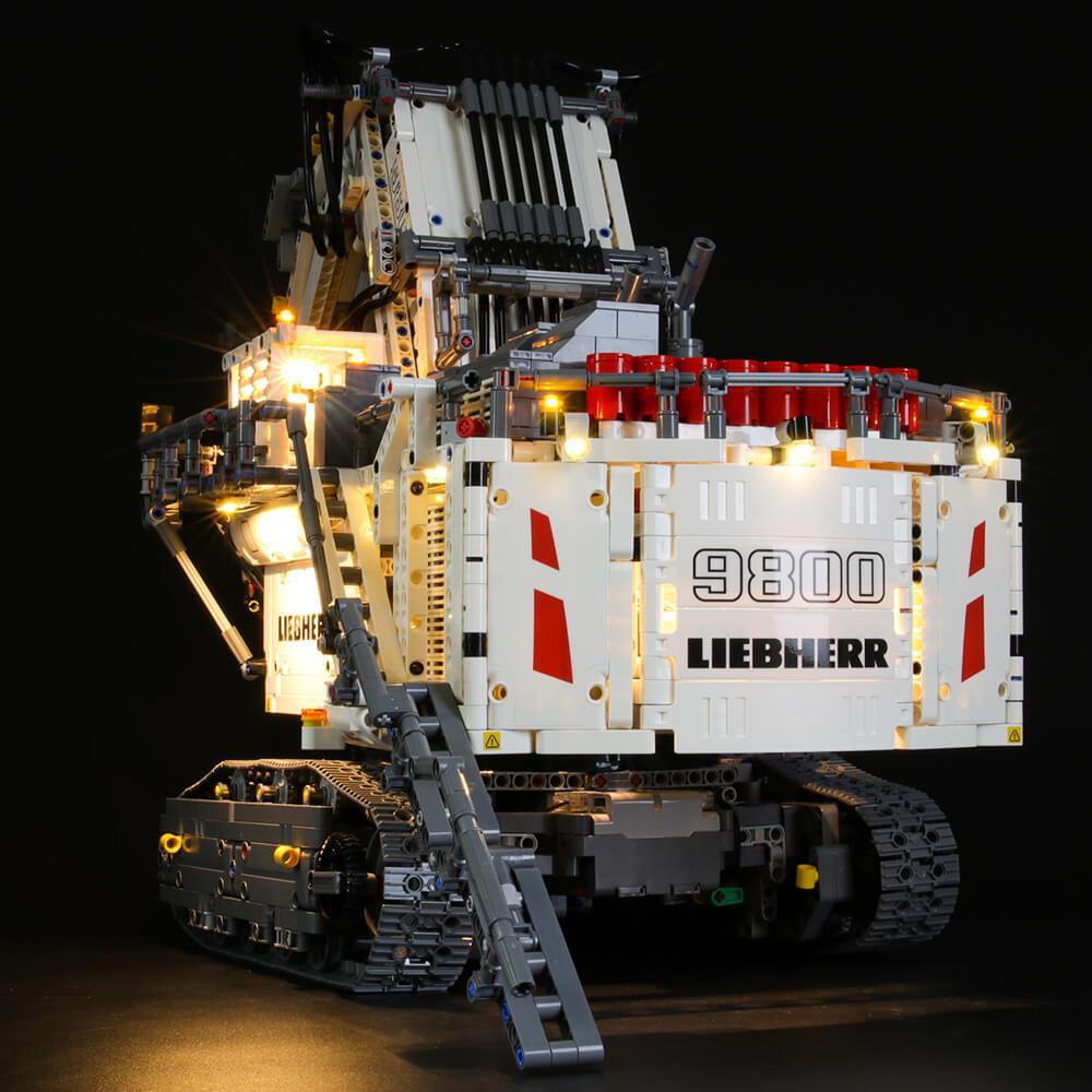 Lightailing Light Set for (Technic Liebherr R 9800 Excavator) Building Blocks Model - LED Light Kit Compatible with Lego 42100(NOT Included The Model)