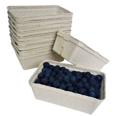 Nutley's fruit punnets fibre biodegradable compostable recycled 250g 500g 
