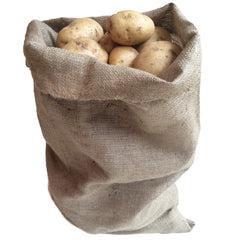 Hessian Potato Sack Bag storage for onions root vegetables 50 x 80cm 8.9oz grade 