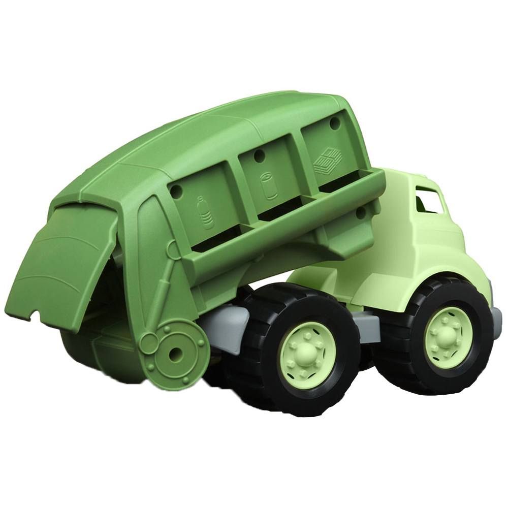 green toy recycling truck