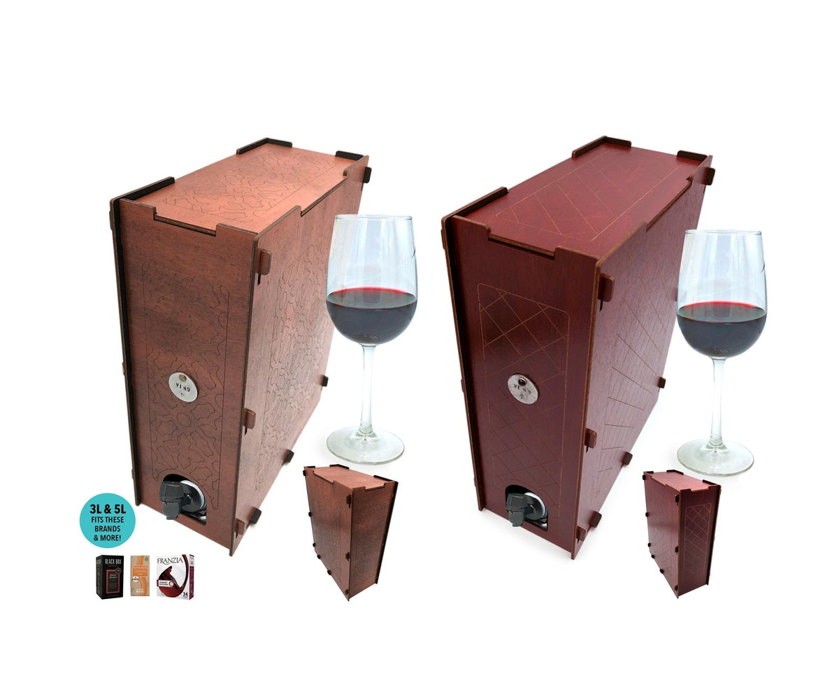 5 Liter Black Box Wine Caddy/Plastic Boxed Wine Drip Tray/Box Wine Accessory 