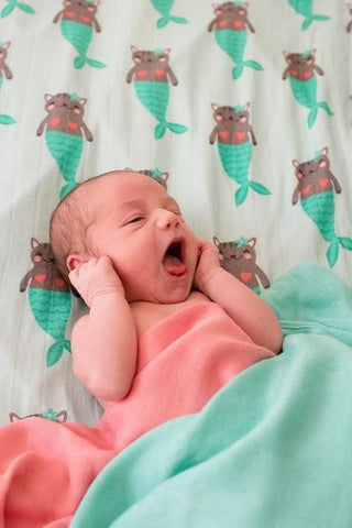 Meowmaid - Tula Baby Blanket Set