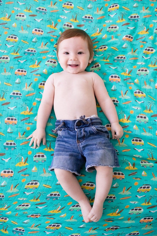 Surf's Up - Tula Cuddle Me Blanket