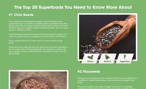 super foods infographic