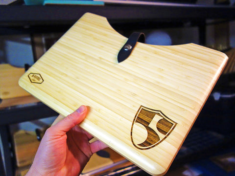 High Fives Foundation 13" MacBook Bamboo Wood Blackbox Case for Roy Tuscany