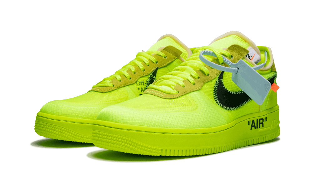 nike air force one low off white volt