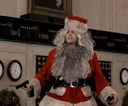 Dan Aykroyd Santa Trading Places Guns Santa