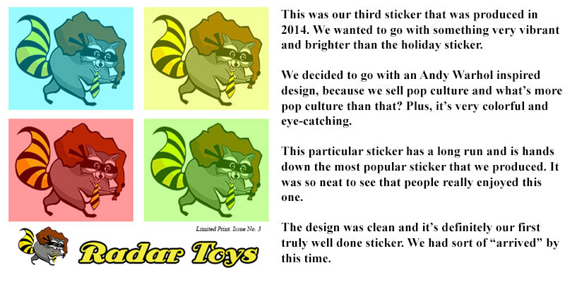 Radar Toys Sticker Design 3