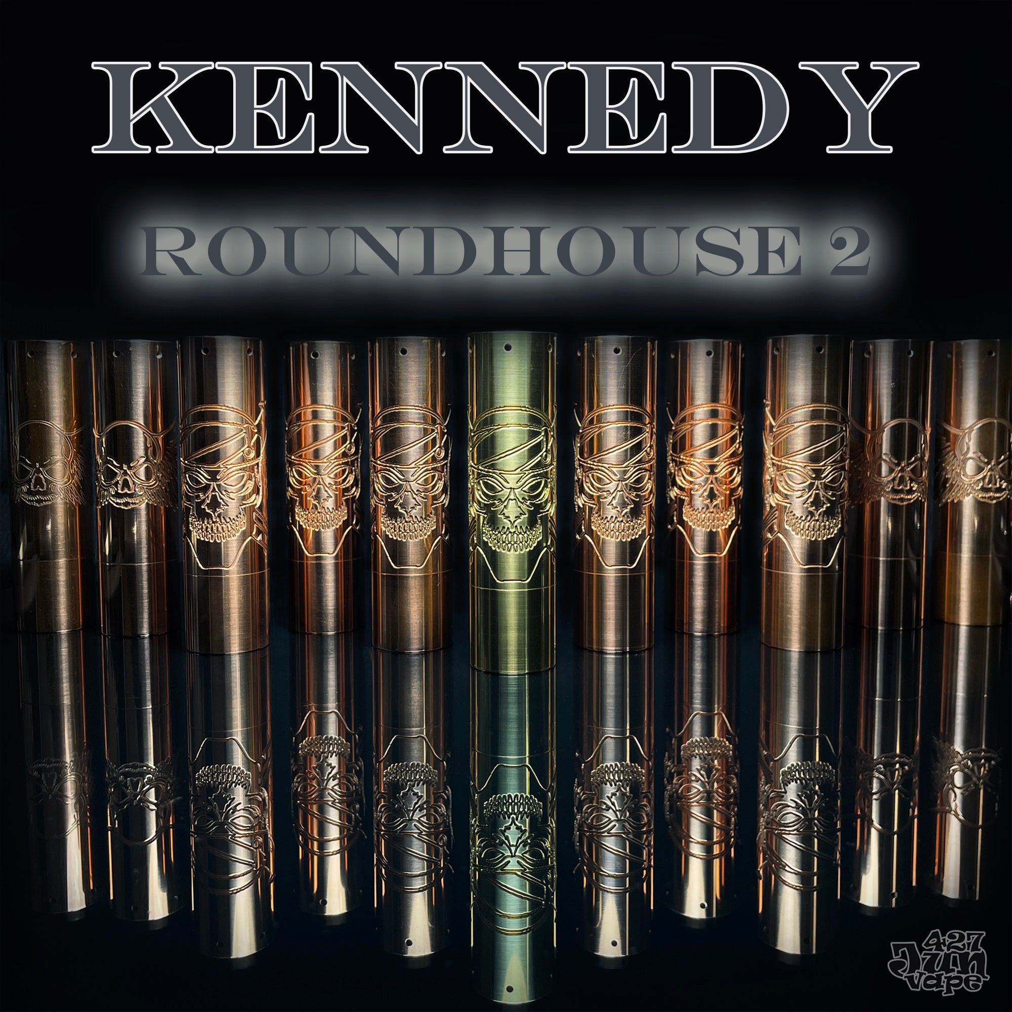 100% Authentic Collecton丨Kennedy Round House 2 Mech Mod – Jun427Vape