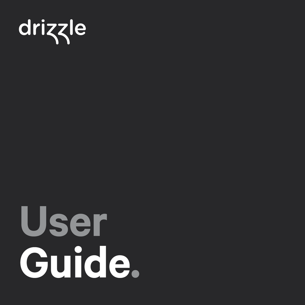 drizzle shower dispenser instruction manual