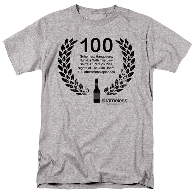 Shameless 100 Episodes Adult Short Sleeve T Shirt