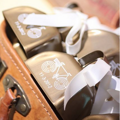 Custom wedding bells from Cowbells.com
