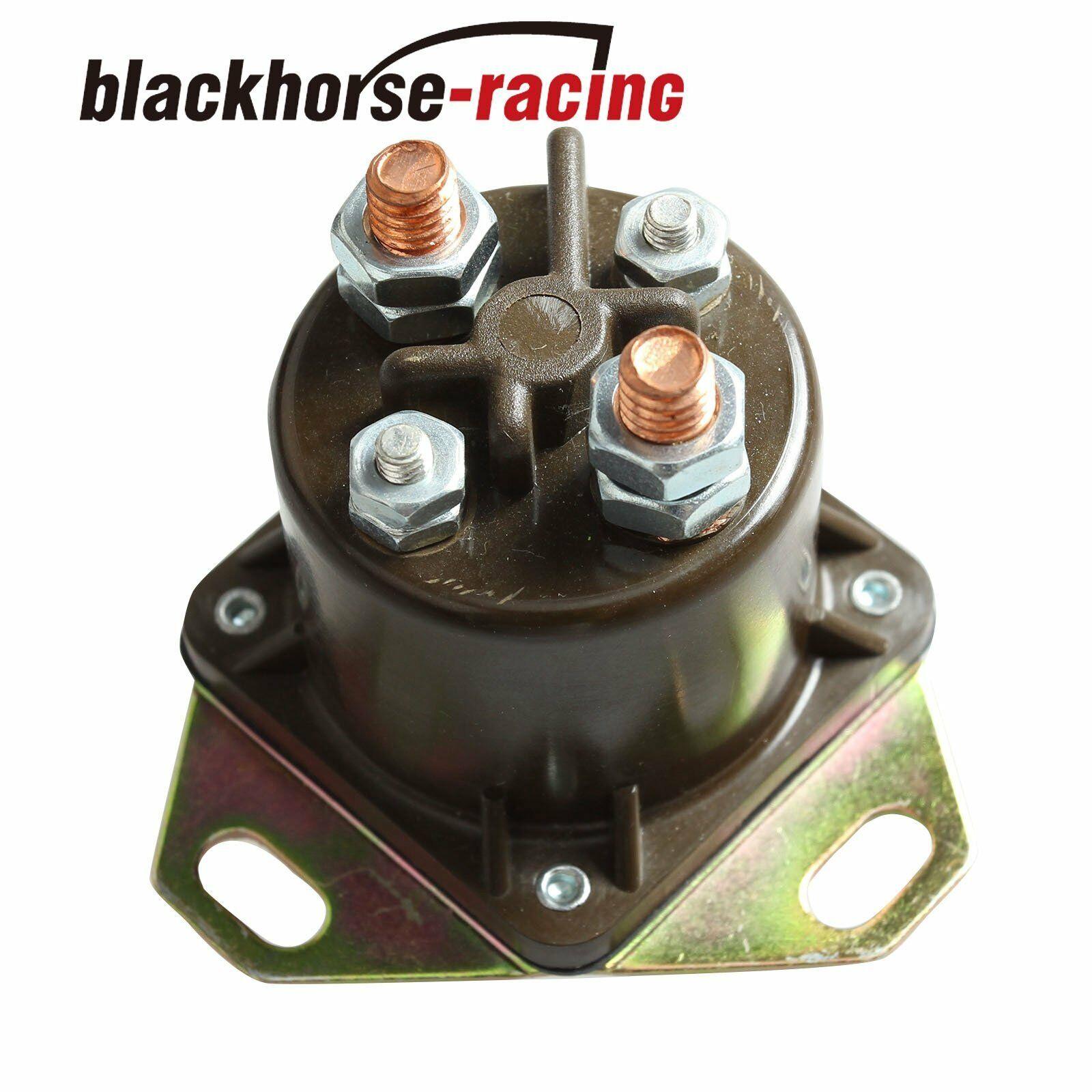 yjracing Glow Plug Glowplug Relay Solenoid Fit for Ford 7.3L Powerstroke Diesel F81Z-12B533-AC Black 