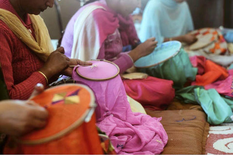 Making Phulkari