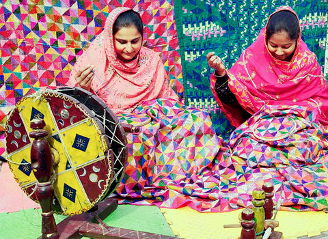 Making Phulkari