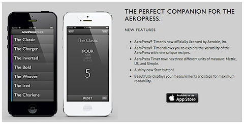 AeroPress App - app til AeroPress, www.øristeriet.dk