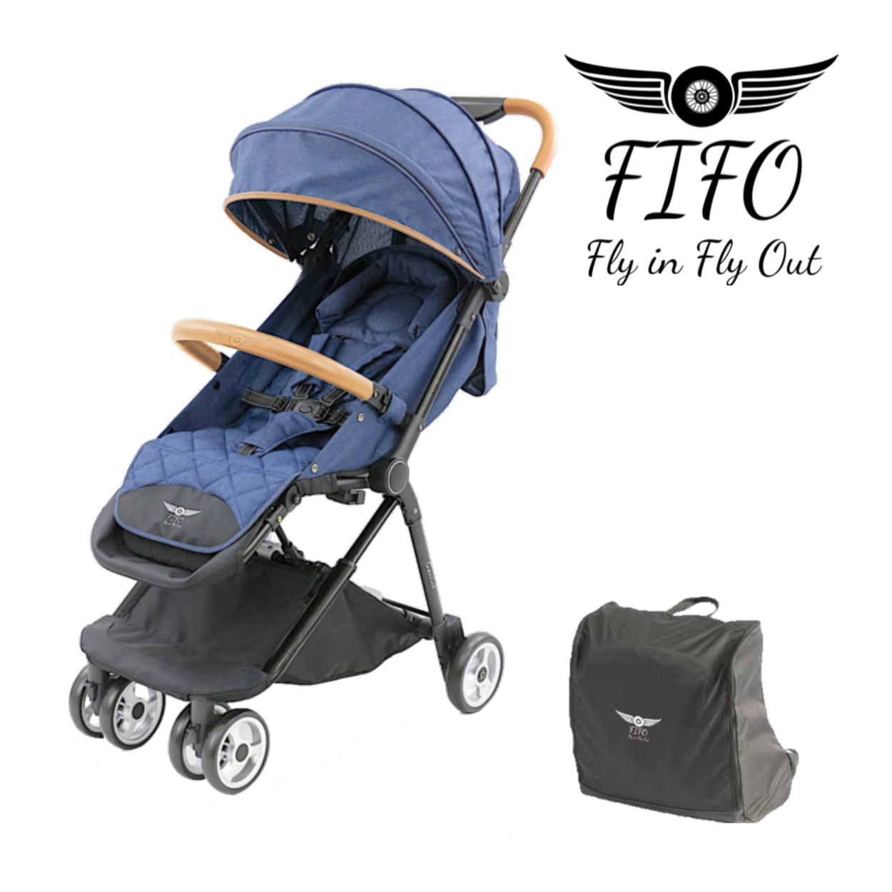 FIFO PLUS Genius Stroller Navy Denim