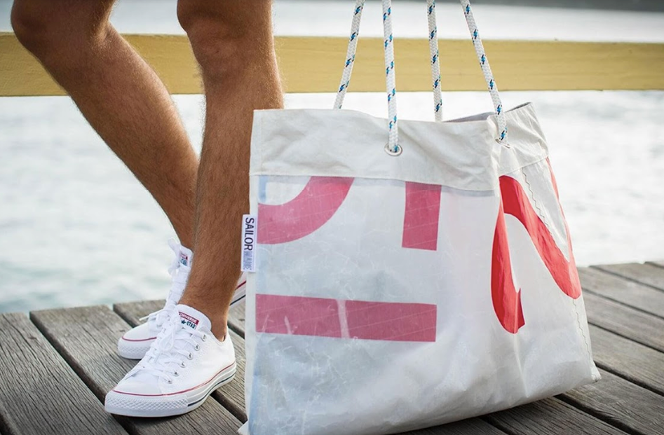 Sailormade Tote Bag – Handmade in Manly, Australia from reclaimed boat sails!