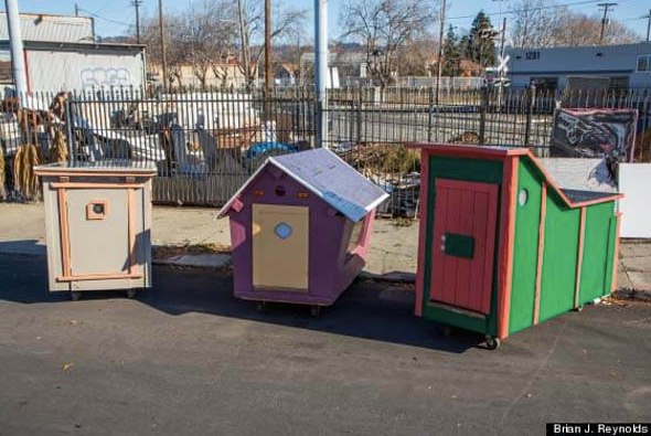 Upcycled Homes for the Homeless
