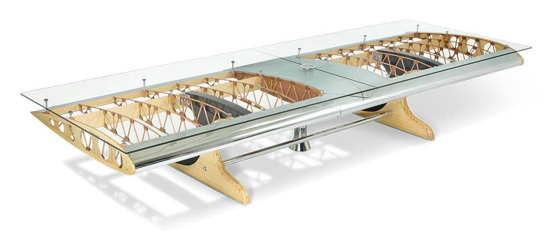 Bamboo Biplane Conference Table