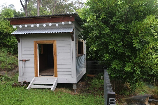 I built this cubby house for my kids from old timber pallets.