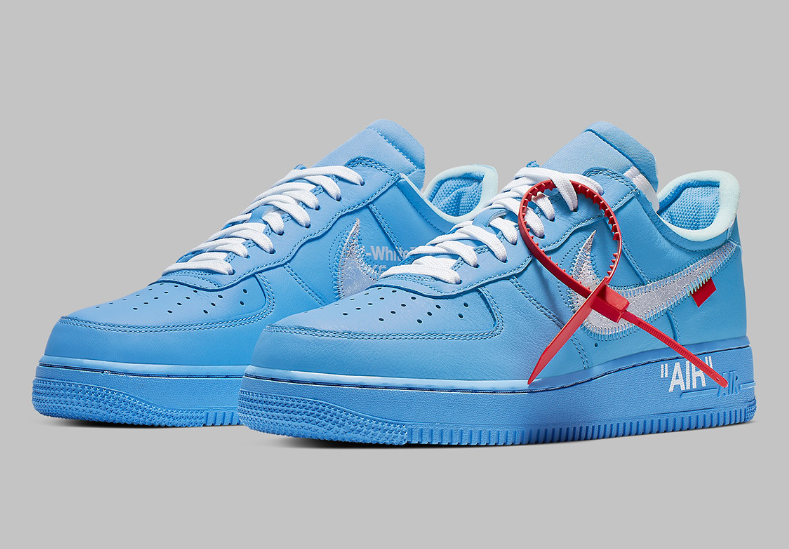 air force one low white university blue