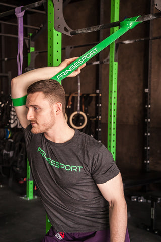 Strength Band Work for Tight Lats and Shoulders