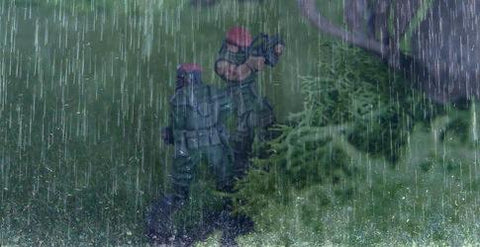 Rain Battle Combat Zone Miniature Game