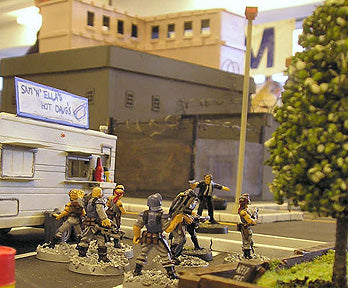 combat zone game - fbi miniatures