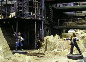 combat zone game - fed police miniatures