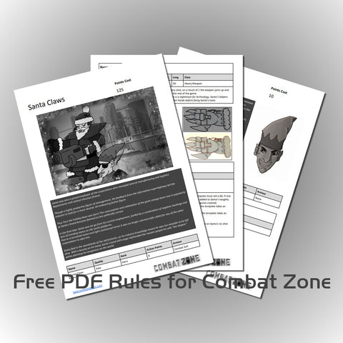 Free Combat Zone Rules - Santa Claws