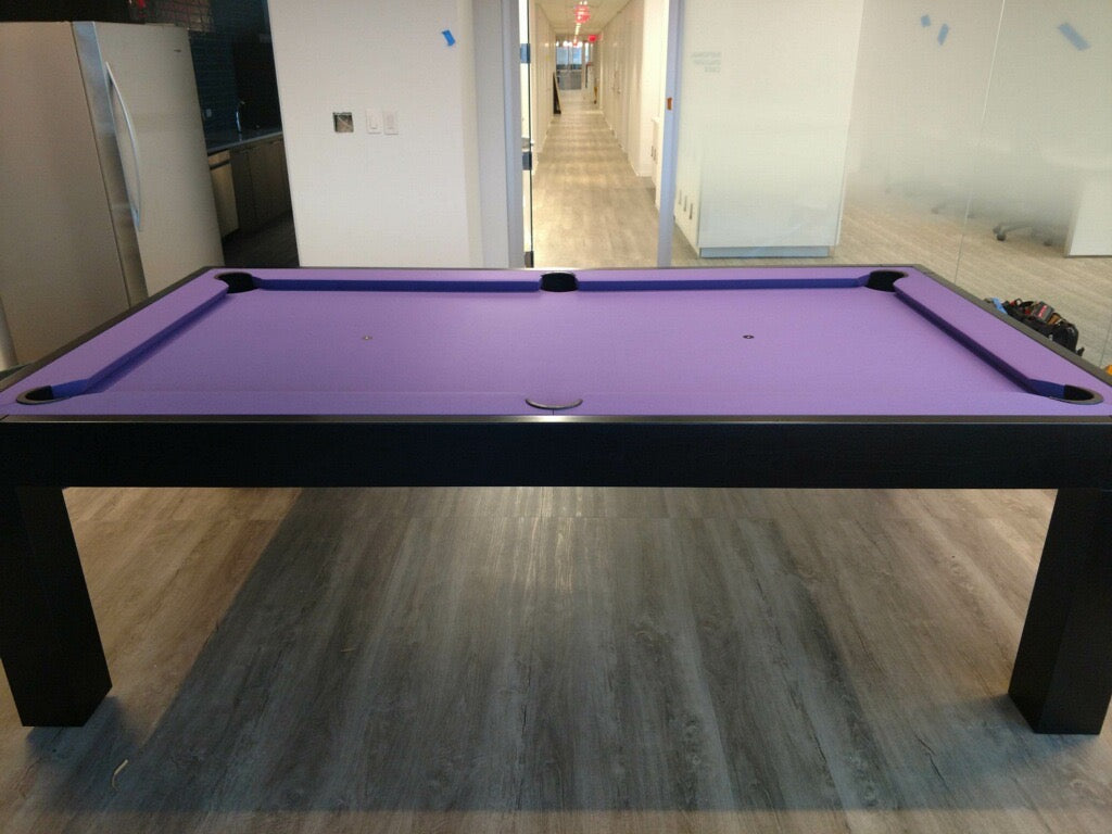 Dream pool table purple felt detail